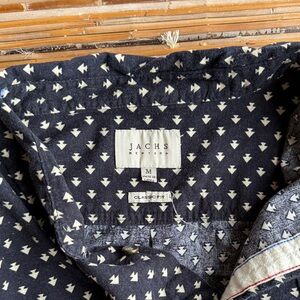 Jachs Midnight Blue Arrow Pattern Shirt